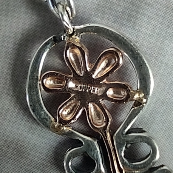 Carolyn Pollack Relios Sterling Silver/Copper Earrings - Picture 8 of 8